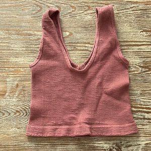 Vici Seamless Ribbed Crop Top